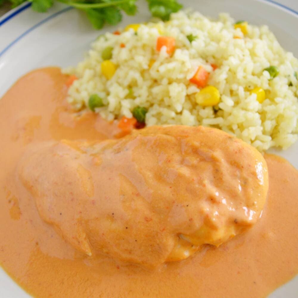 Pechuga Rellena de Philadelphia y Chipotle