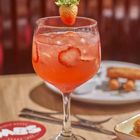 Soda saborizada frutos rojos