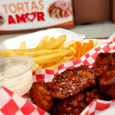 Boneless con Papas