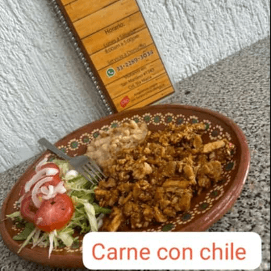 Orden de Carne con Chile