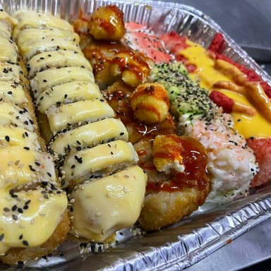 Combo-Shrimp and Cheese + Soda Pepsi