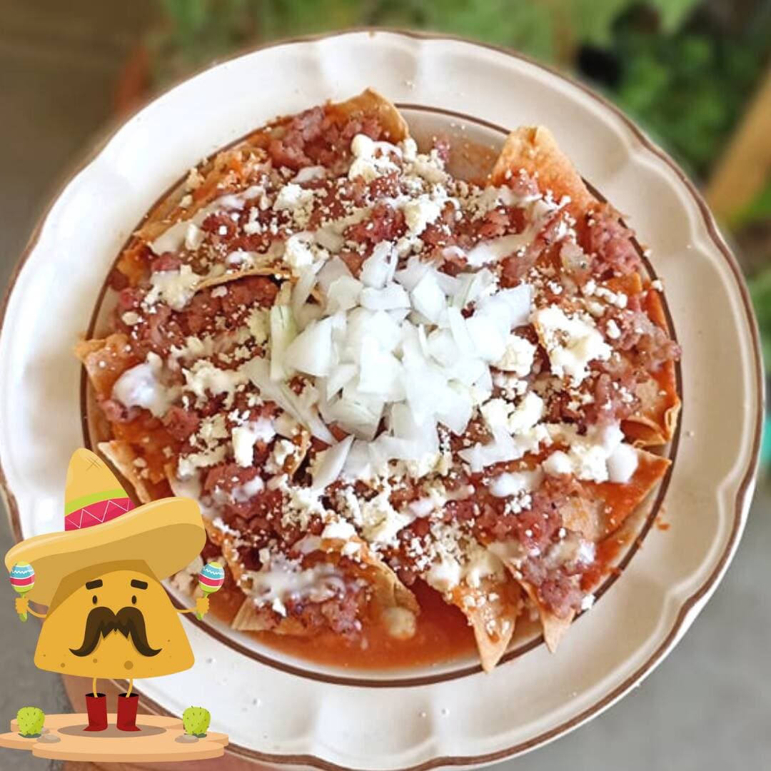 Chilaquiles con Longaniza