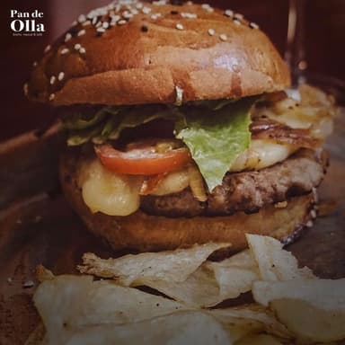 Hamburguesa Pan de Olla