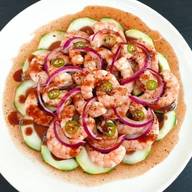 Aguachile de Camarón Cocido