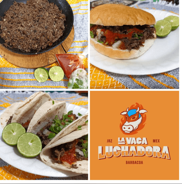 Rz La Vaca Mex Luchadora Barbacoa