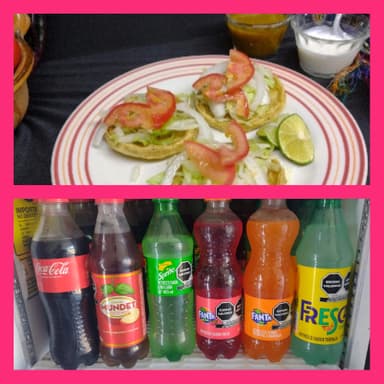 Combo Coca-Cola 2 Órdenes de Sopes