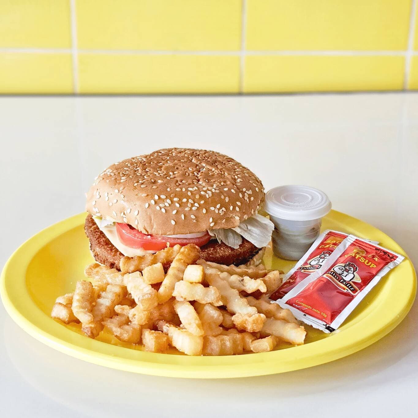 Hamburguesa con Papas