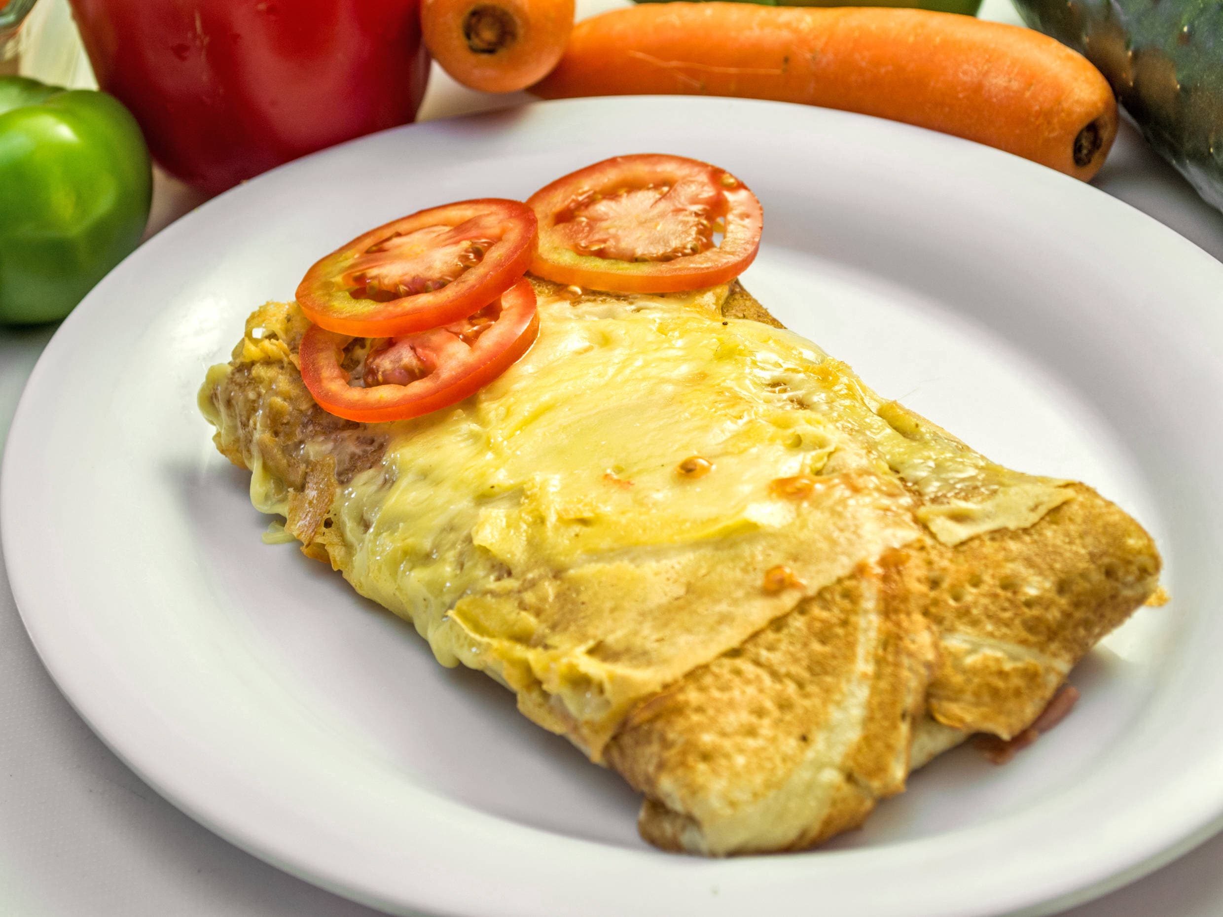 Crepa Jamón con Manchego