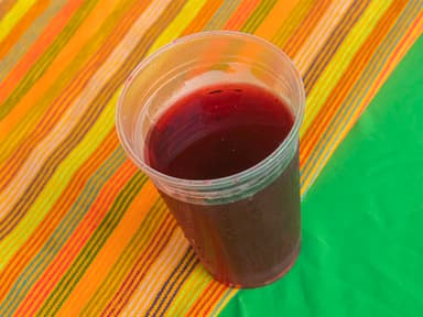 Agua de  Jamaica.