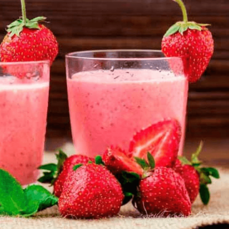 Licuado de fresa