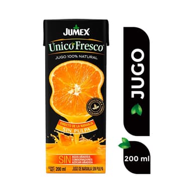 Unico fresco 200ml naranja