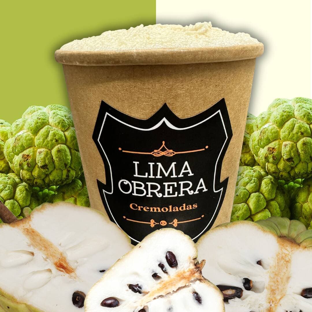 Cremolada de Chirimoya con leche 1/2 L