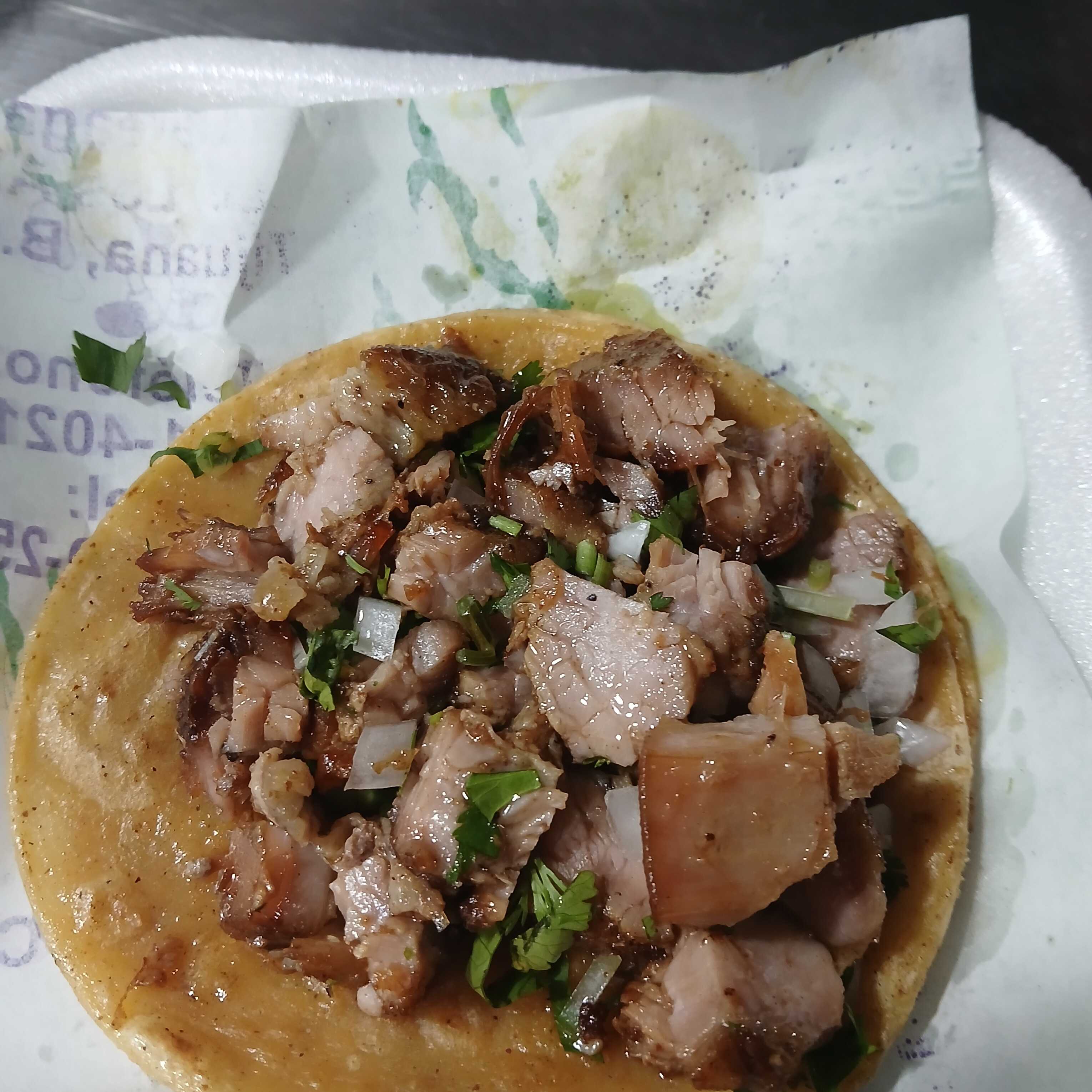Quesadilla de Maiz de Suadero