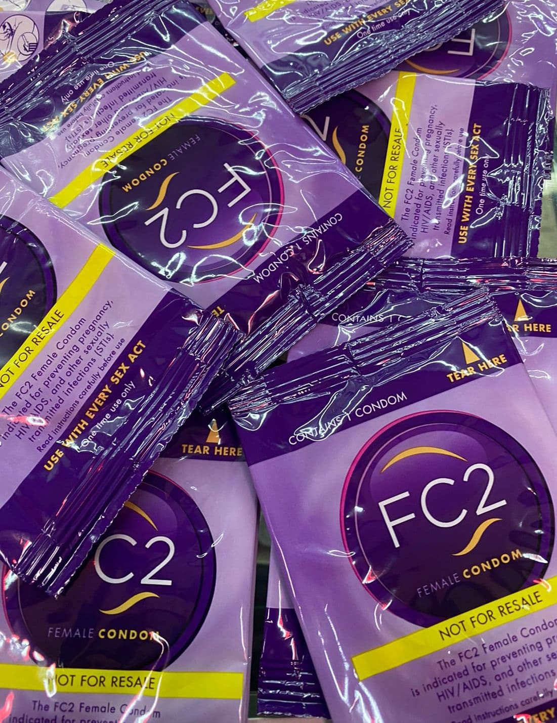 *3 preservativo condon femenino fc2 3 unidades