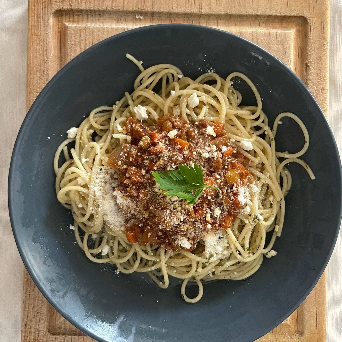 Spaghetti a la Boloñesa