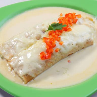 Crepa de Pollo Gratinado