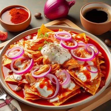 Chilaquiles Grandes con Cafe de Olla