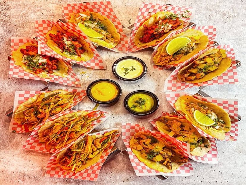 Taco arepa