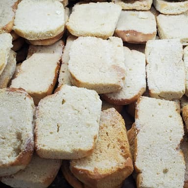 Pan Tostado Azucarado con Mantequilla