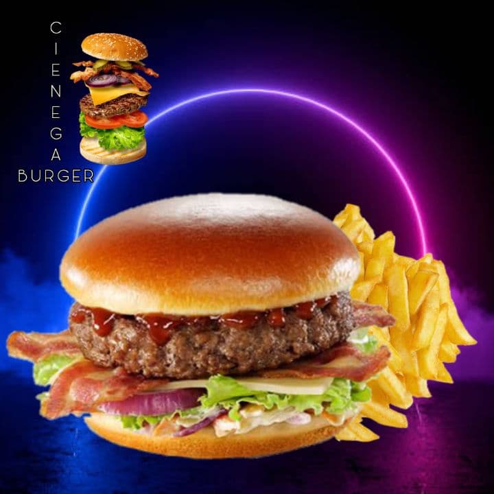 Burger BBQ con Papas 60g