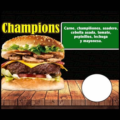 Hamburguesa Champions