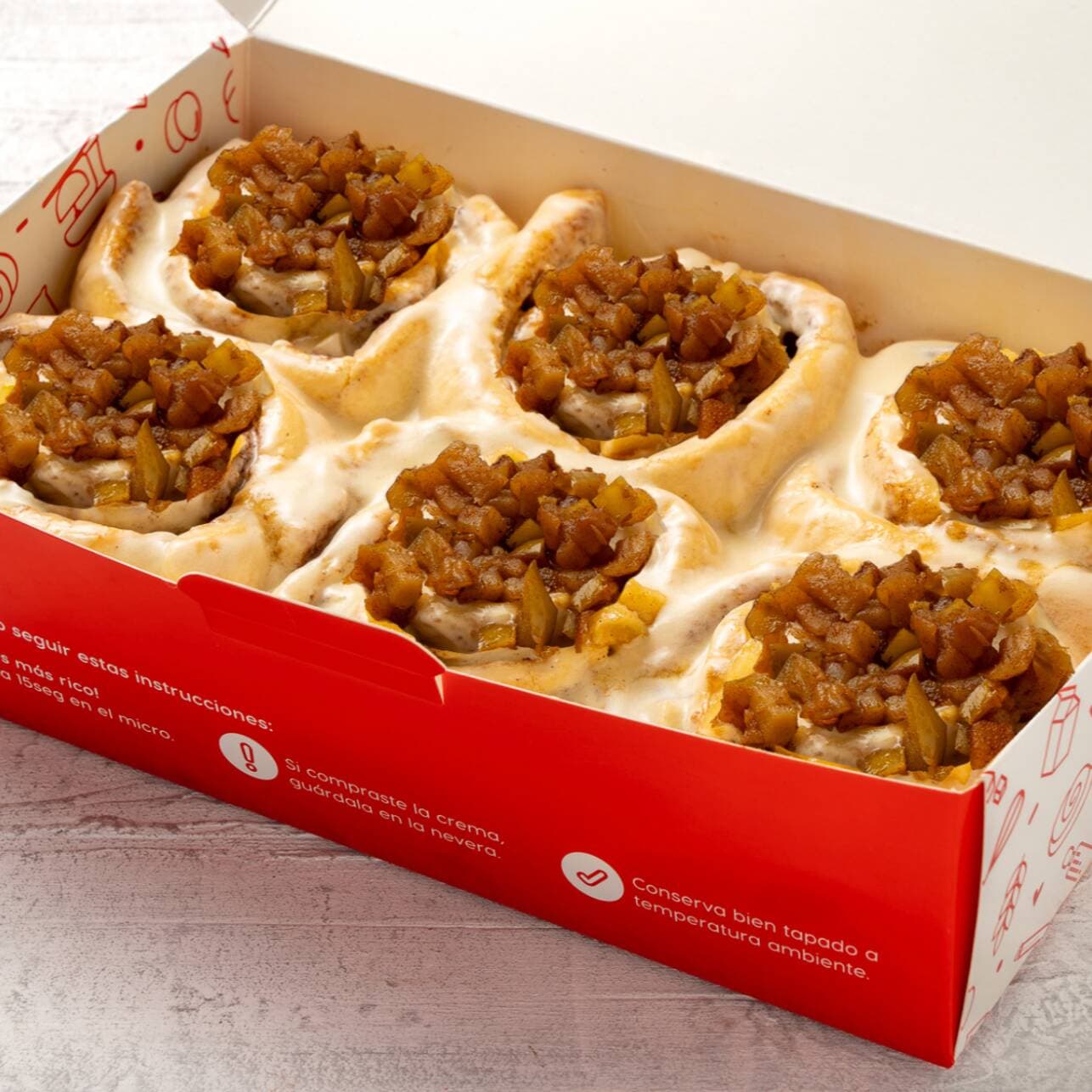 Apple Cinnamon Roll X6