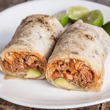 DOS BURRITOS DE ADOBADA + DOS JAMAICAS