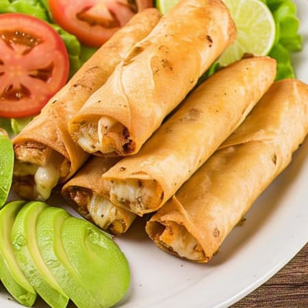 FLAUTAS CON CARNE