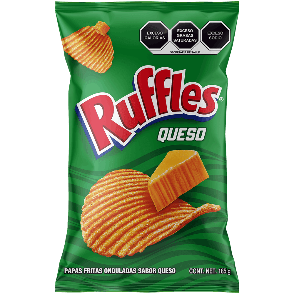 RUFFLES QUESO 185GR