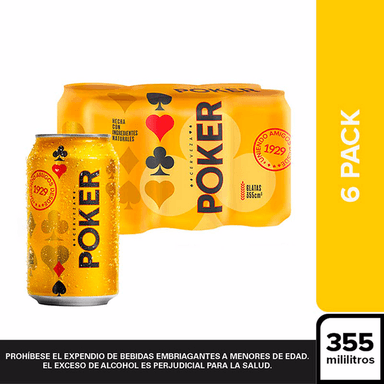 Six Pack Cerveza Poker