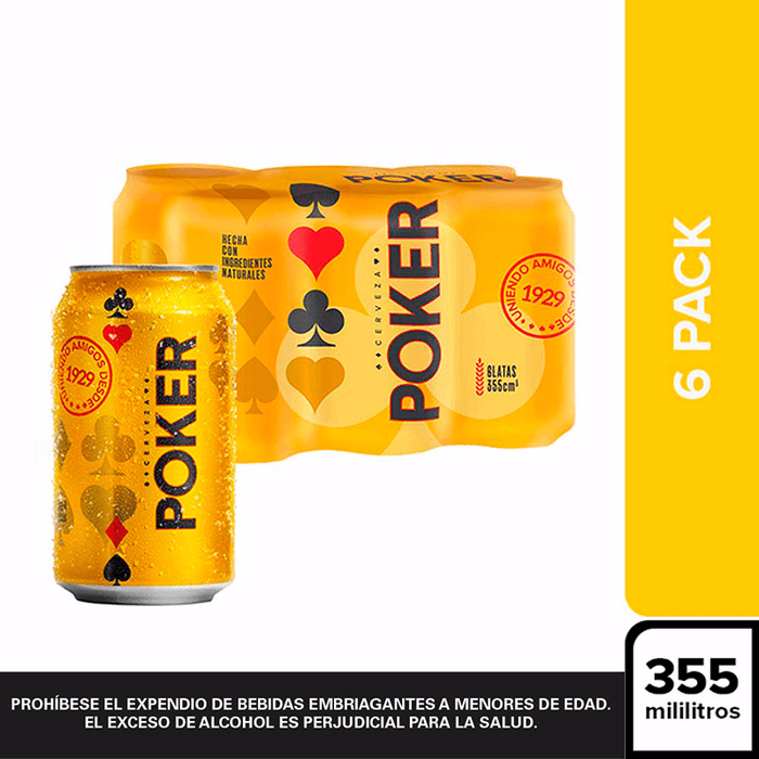 Six Pack Cerveza Poker
