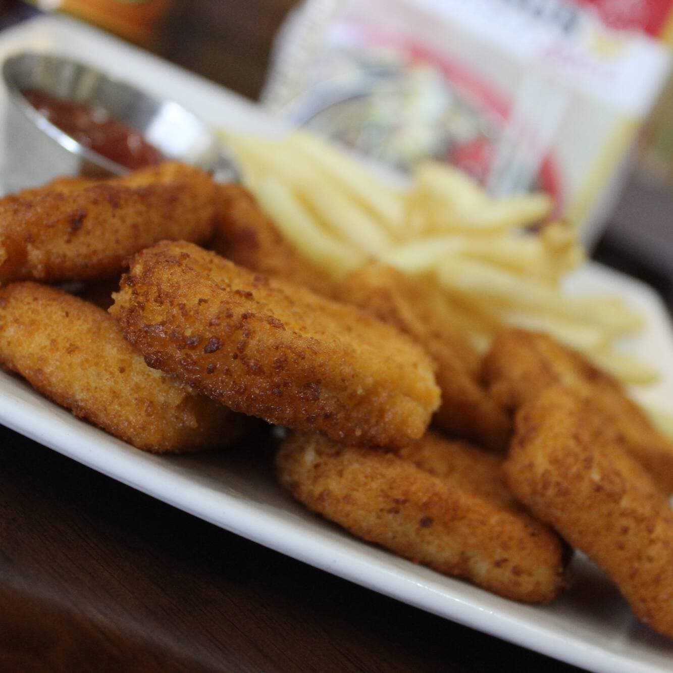 Nuggets con Papas