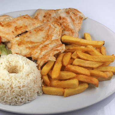 Pollo ala plancha Menú