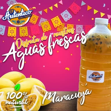 Agua de Maracuya 1L