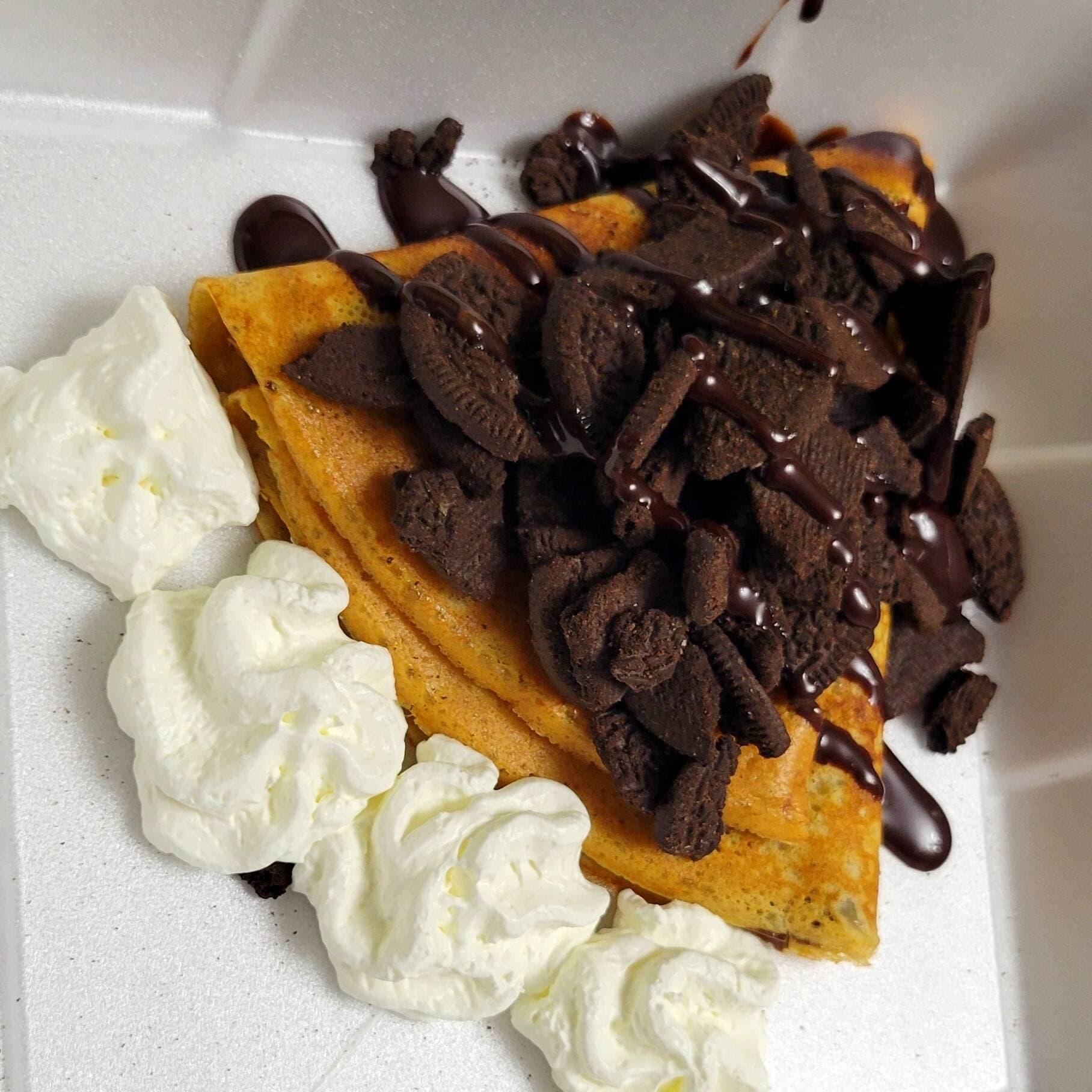 CREPA DE NUTELLA CON GALLETA OREO