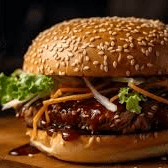 hamburguesa ala bbq