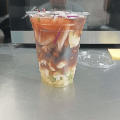 Ceviche Mixto Pescado y Camarón