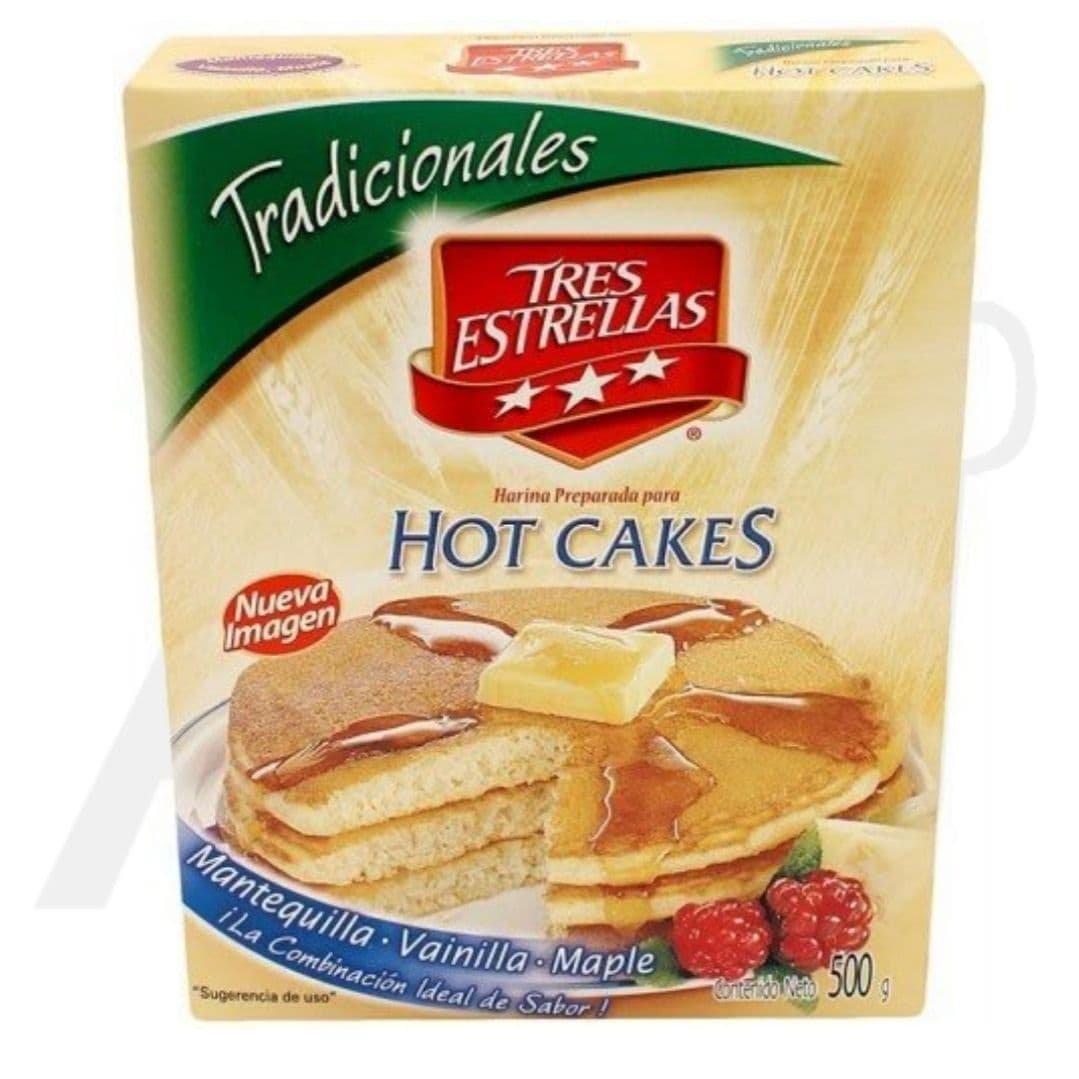 HARINA PARA HOTCAKES 500G 3 ESTRELLAS