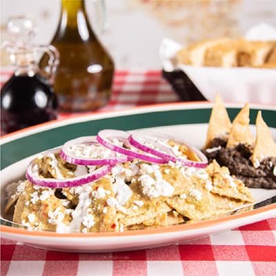 Chilaquiles del Zócalo Verdes