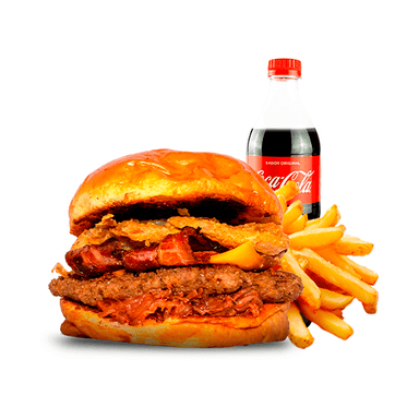 Hamburguesa Stacky Beef + Papas + Gaseosa
