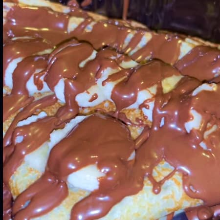 2 CREPAS SENCILLA DE NUTELLA