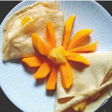 Crepas de Mango con Crema
