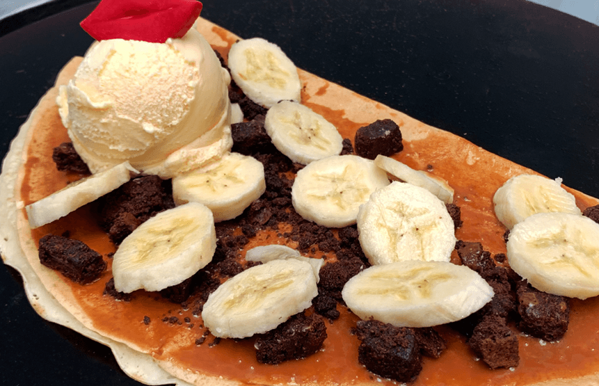Crepe BF Dulce Leche Plátano