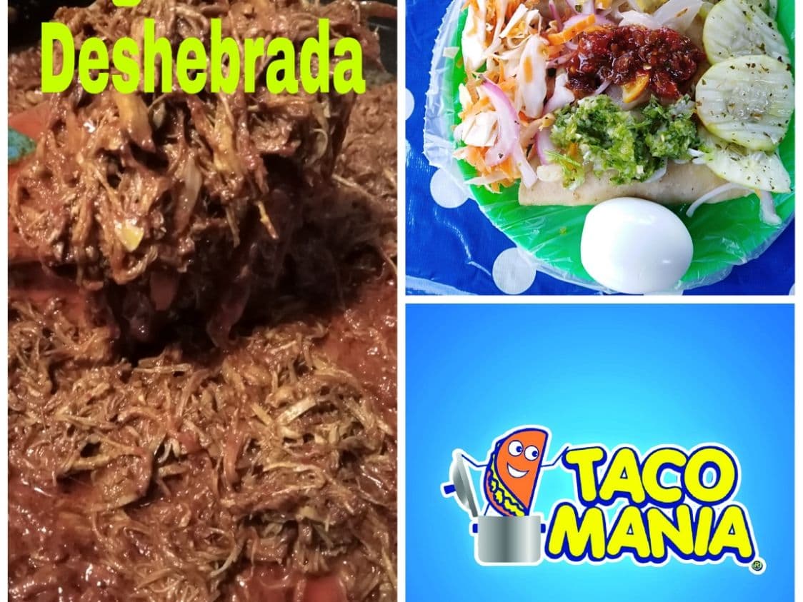 Taco de Deshebrada de Res