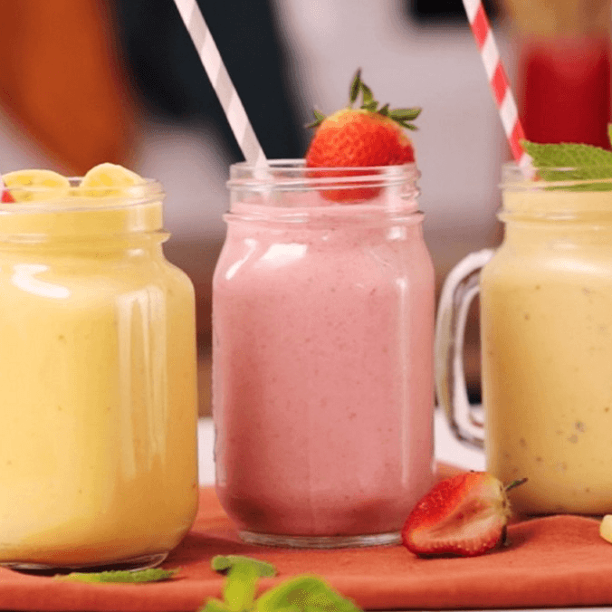 Jugo Natural en Leche