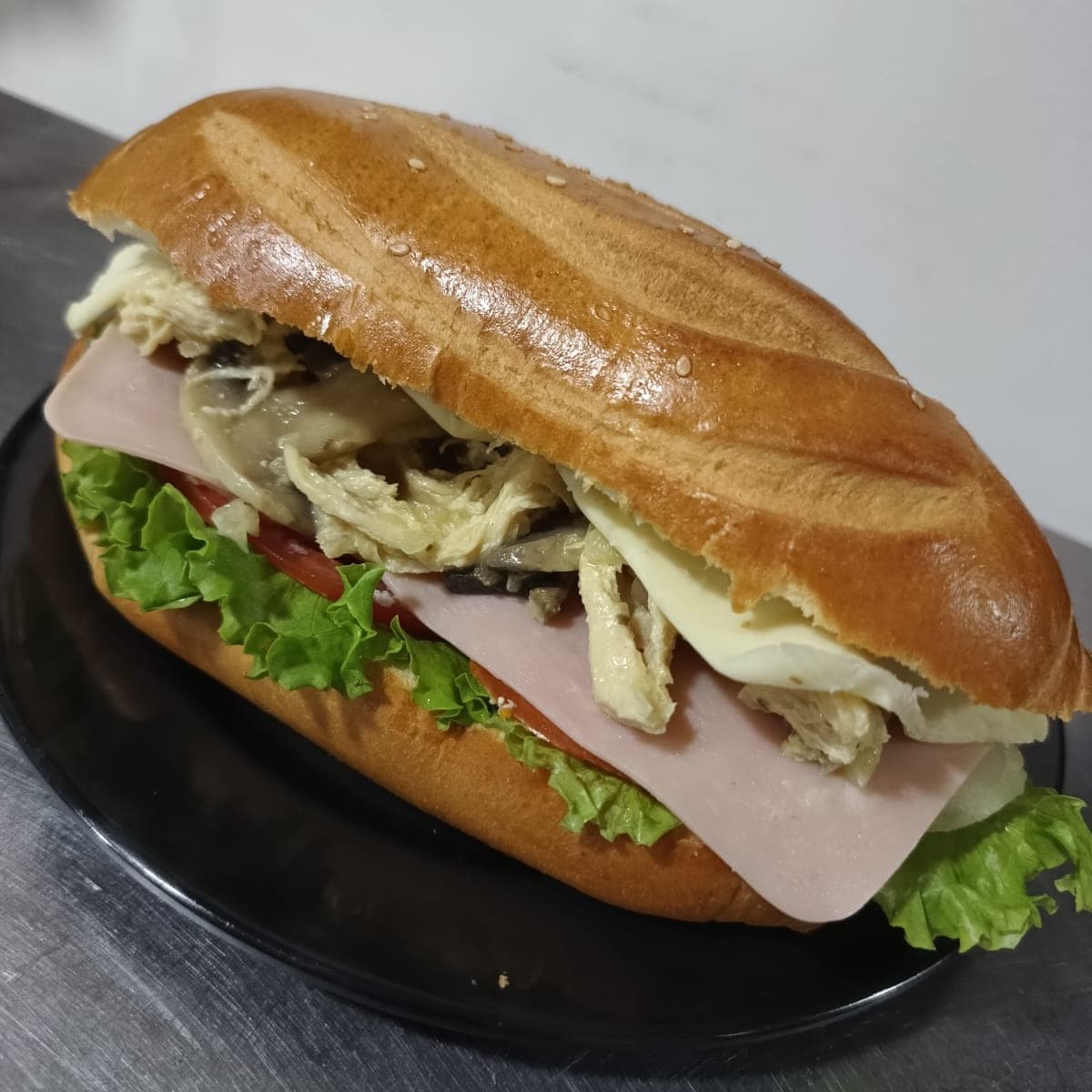Sandwich Pollo y Champiñón