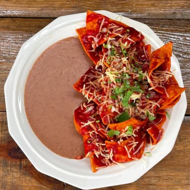 Chilaquiles Rojos Sencillos