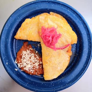 Omelette de Cochinita Pibil