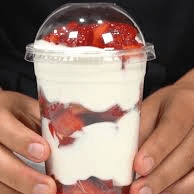 FRESAS CON CREMA