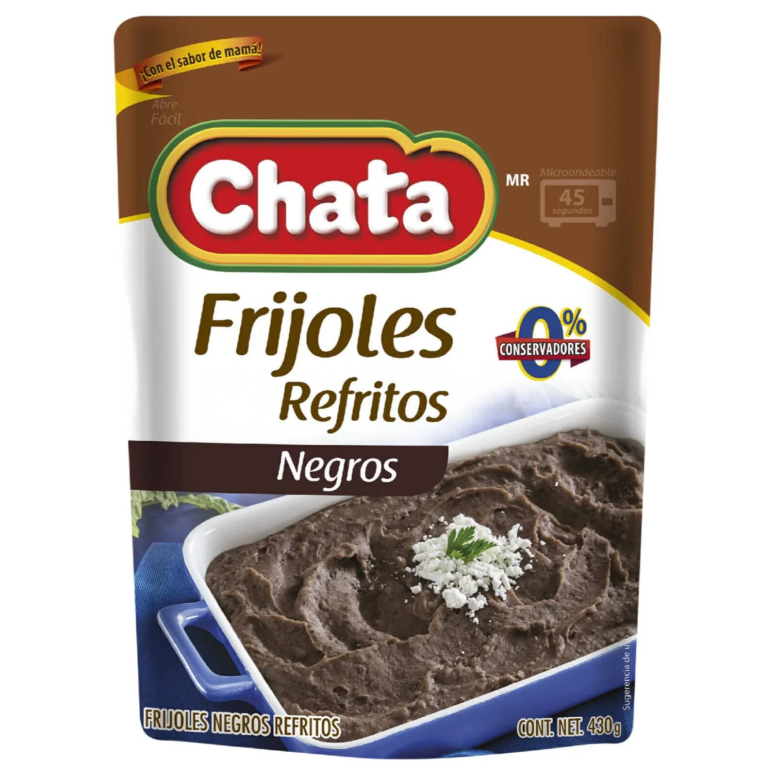 Frijoles refritos negros